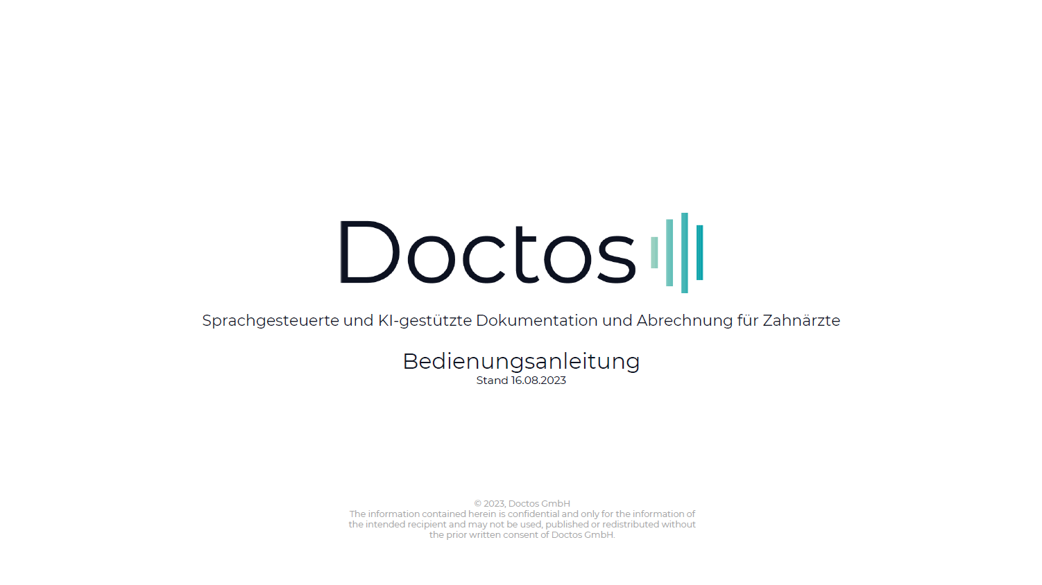 Description of First Page